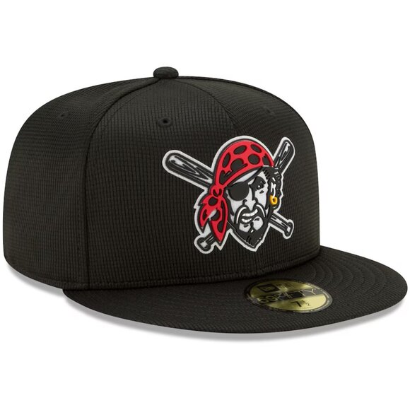 Pittsburgh Pirates New Era Black 2021 Clubhouse 59FIFTY Fitted Hat - Men's - Picture 3 of 6